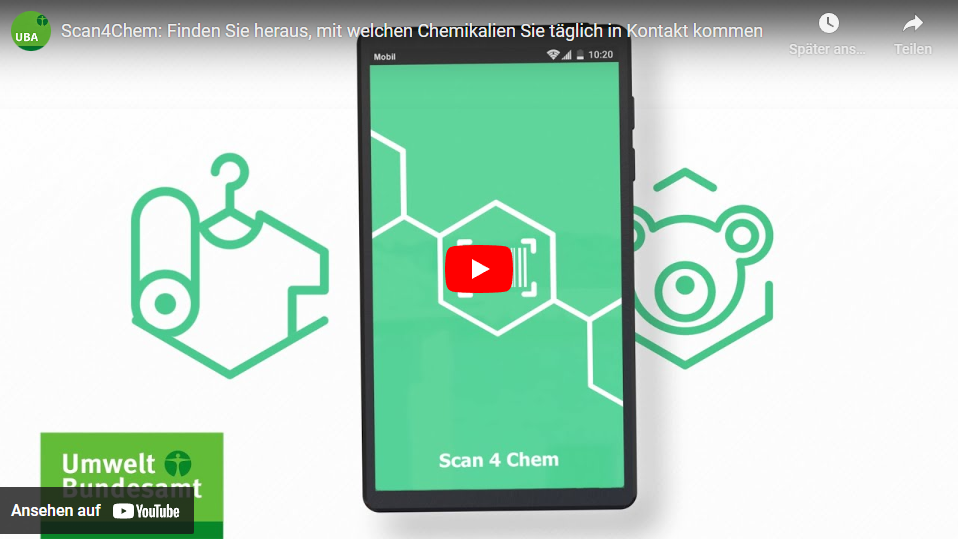 Scan4chem - Die Schadstoff-App des Umweltbundesamtes 1